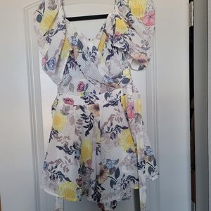 Floral Romper- never worn